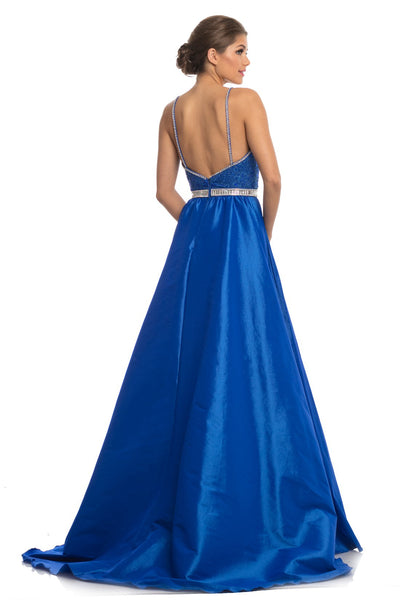 Johnathan Kayne - 7242 Sleeveless Embellished Dress with Overskirt