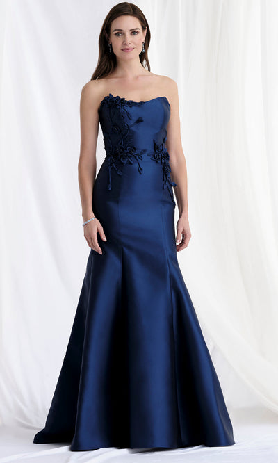 MGNY By Mori Lee 73155 - Scoop Mikado Mermaid Gown with Overskirt Mother of the Bride Dresses