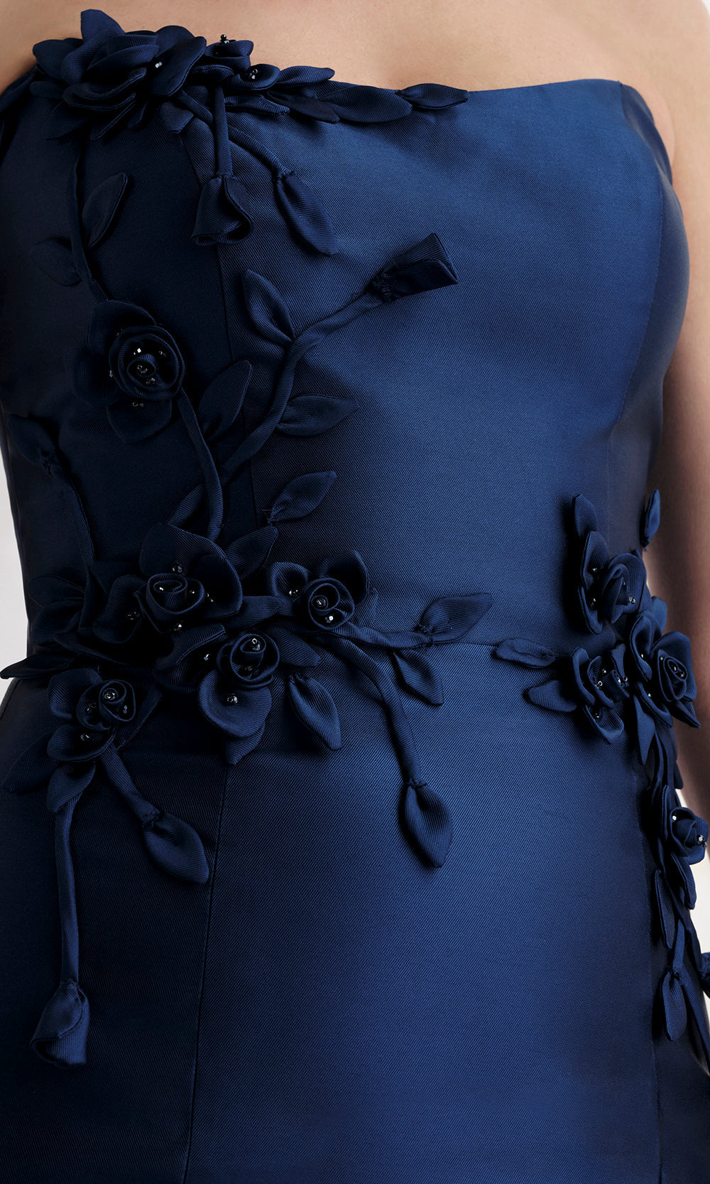 MGNY By Mori Lee 73155 - Scoop Mikado Mermaid Gown with Overskirt Mother of the Bride Dresses