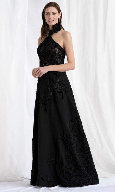 MGNY By Mori Lee 73159 - Sleeveless Halter Velvet Gown Mother of the Bride Dresses