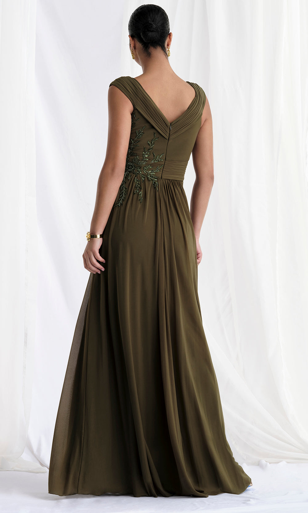 MGNY By Mori Lee 73161 - Cap Sleeve A-Line Evening Gown Mother of the Bride Dresses