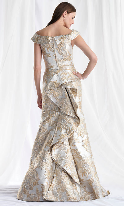 MGNY By Mori Lee 73181 - Trumpet Skirt Off Shoulder Brocade Gown Mother of the Bride Dresses
