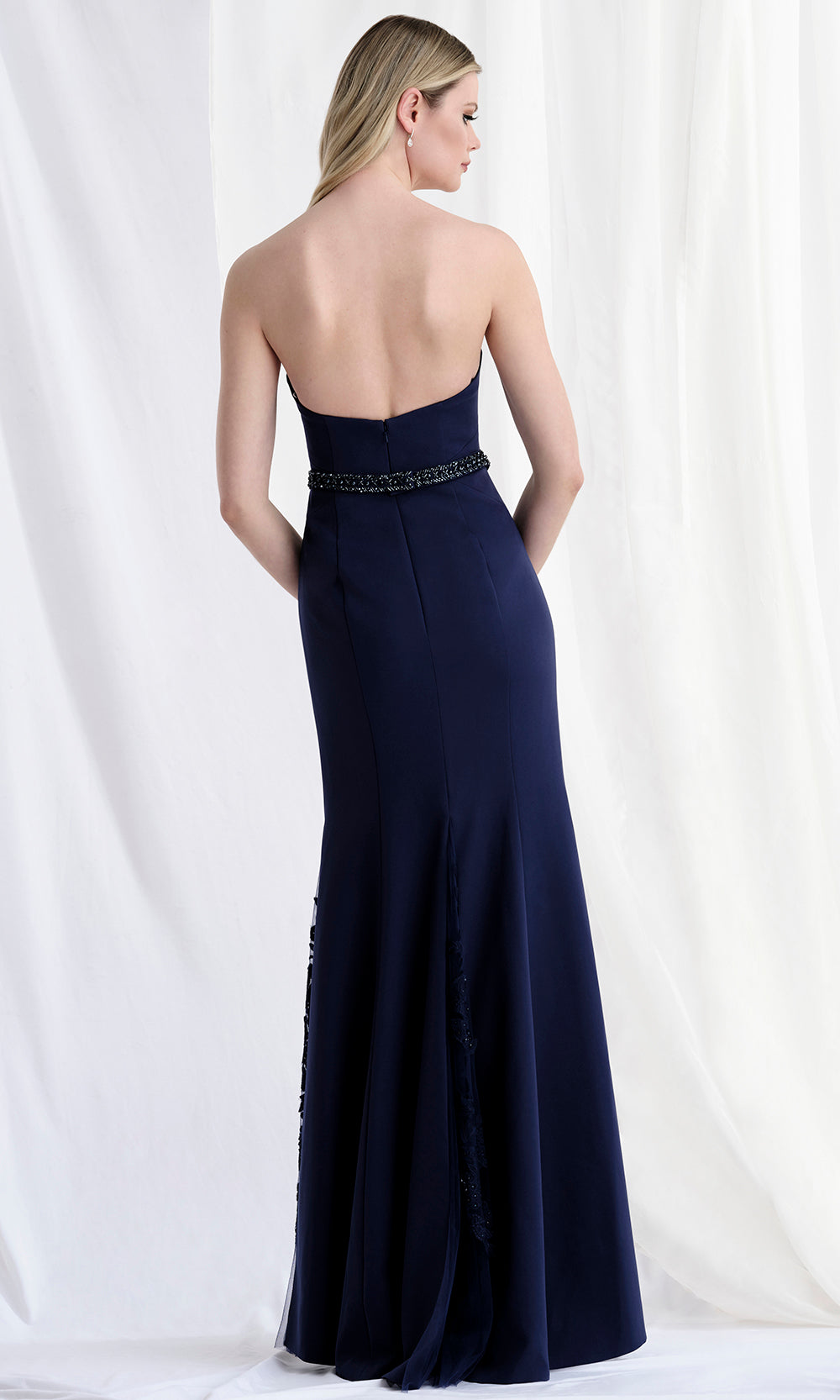 MGNY By Mori Lee 73182 - Embroidered Applique Capelet Trumpet Gown Mother of the Bride Dresses