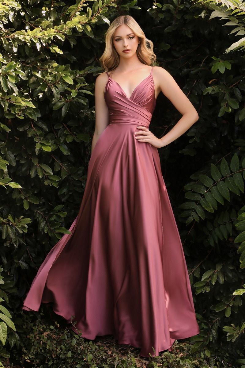 Ladivine 7485 - A-Line Soft Satin Bridesmaid Dress