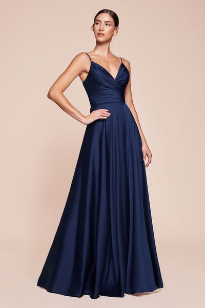 Ladivine 7485 - A-Line Soft Satin Bridesmaid Dress