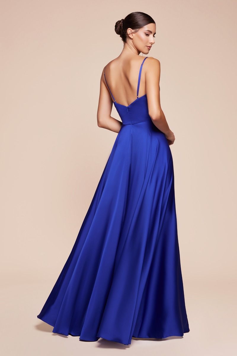 Ladivine 7485 - A-Line Soft Satin Bridesmaid Dress