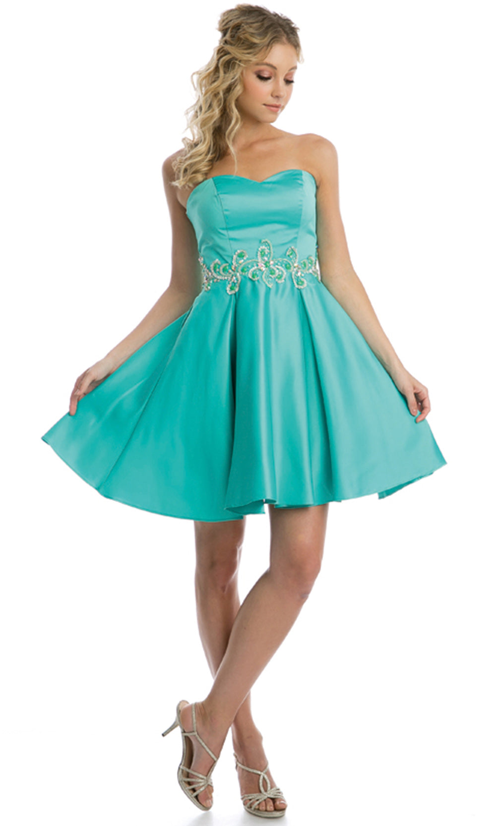 Juliet Dresses 769 - Strapless Sweetheart Short Dress Homecoming Dresses