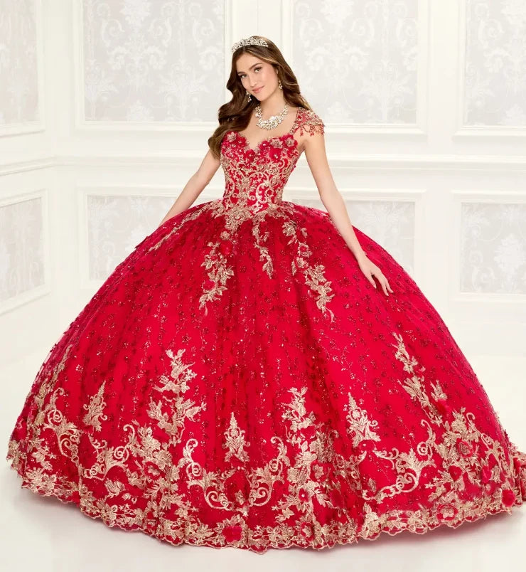 Princesa by Ariana Vara PR30088 - Lace-Up Ballgown