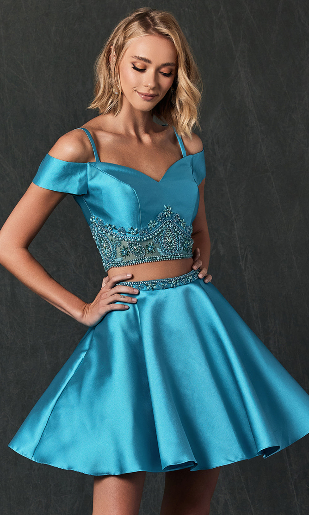 Juliet Dresses 790 - A-Line Skirt Sweetheart Party Dress Cocktail Dresses