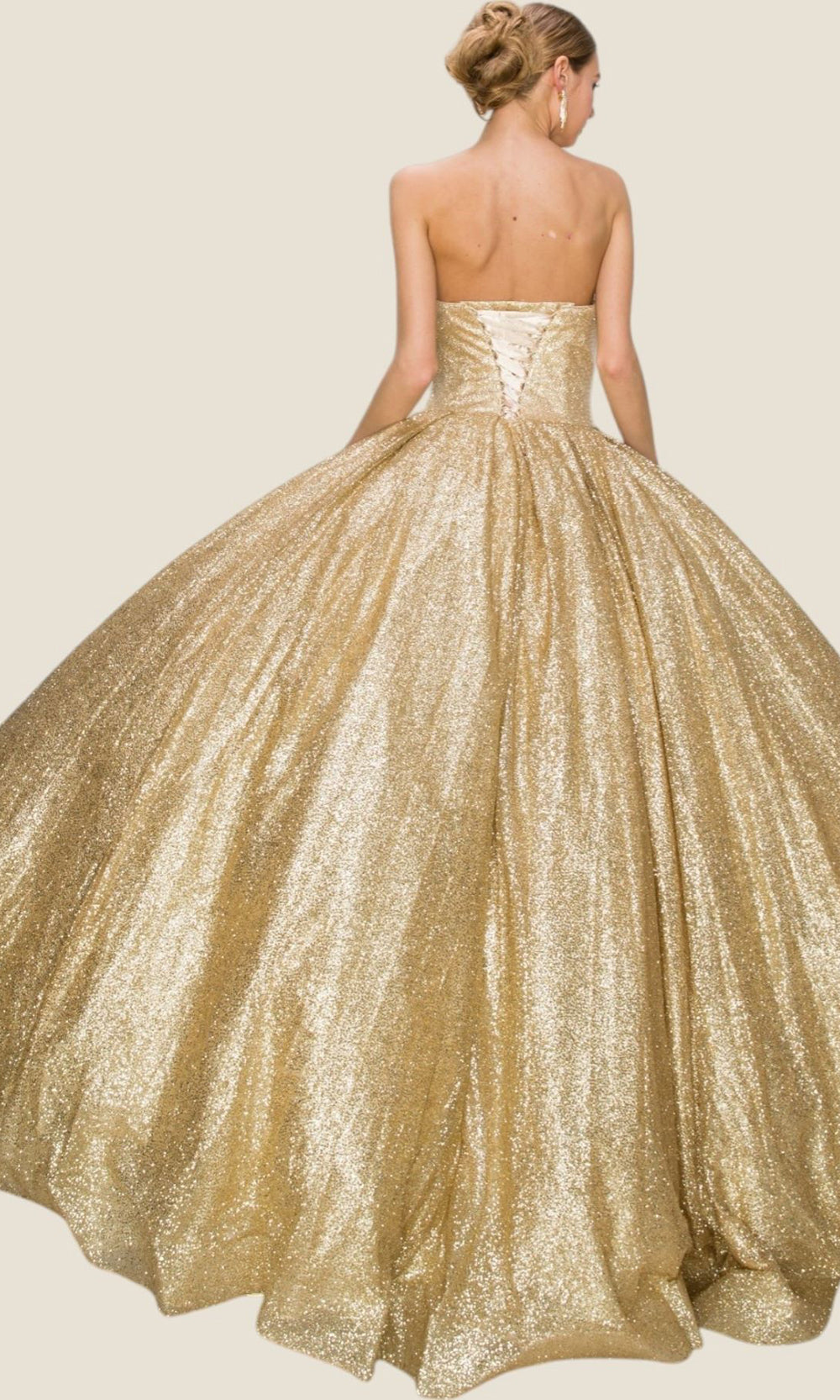 Cinderella Couture 8010J - Sweetheart Neck Glitter Ballgown Cinderella Couture 8010J - Sweetheart Neck Glitter Ballgown