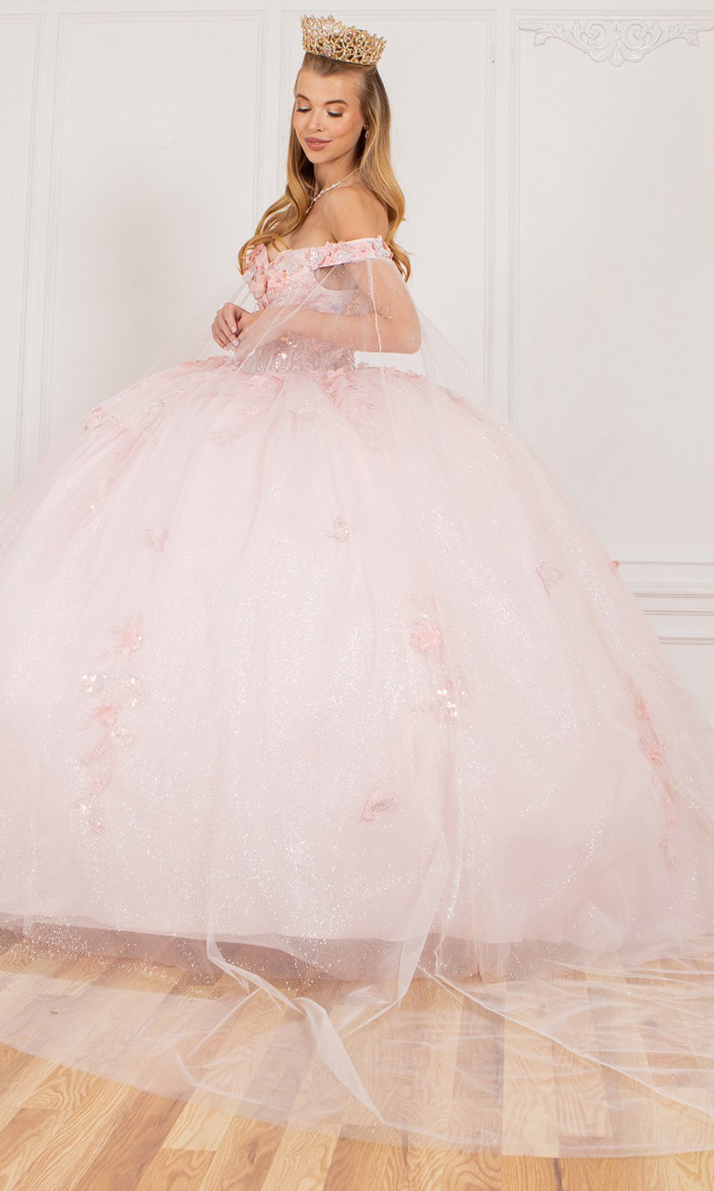 Cinderella Couture 8075J - Sweetheart Applique Quinceanera Gown Cinderella Couture 8075J - Sweetheart Applique Quinceanera Gown