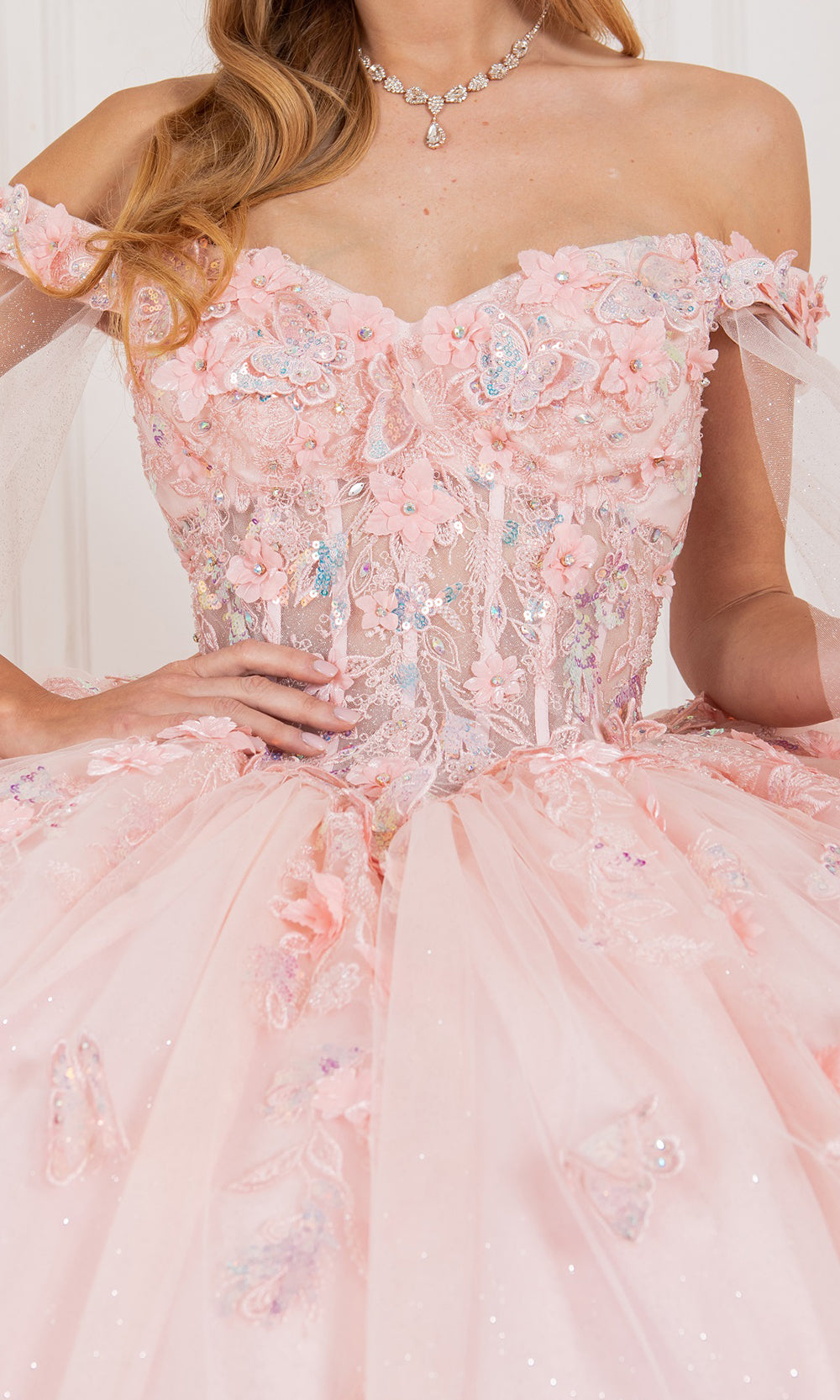 Cinderella Couture 8075J - Sweetheart Applique Quinceanera Gown Cinderella Couture 8075J - Sweetheart Applique Quinceanera Gown