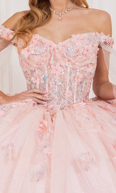 Cinderella Couture 8075J - Sweetheart Applique Quinceanera Gown Cinderella Couture 8075J - Sweetheart Applique Quinceanera Gown