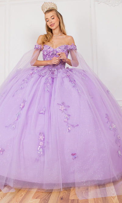 Cinderella Couture 8075J - Sweetheart Applique Quinceanera Gown Cinderella Couture 8075J - Sweetheart Applique Quinceanera Gown