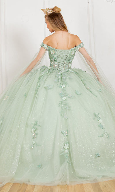 Cinderella Couture 8075J - Sweetheart Applique Quinceanera Gown Cinderella Couture 8075J - Sweetheart Applique Quinceanera Gown