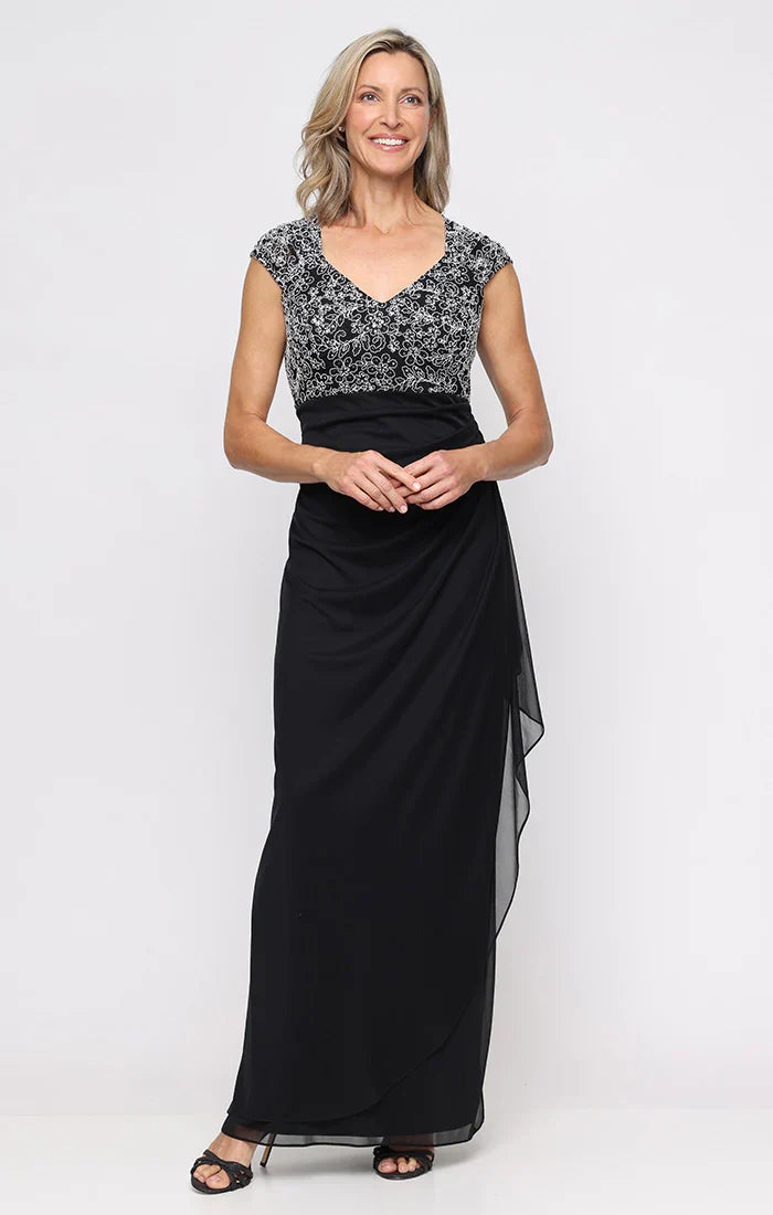 Alex Evenings 81122470 - Sequin Bodice Evening Dress