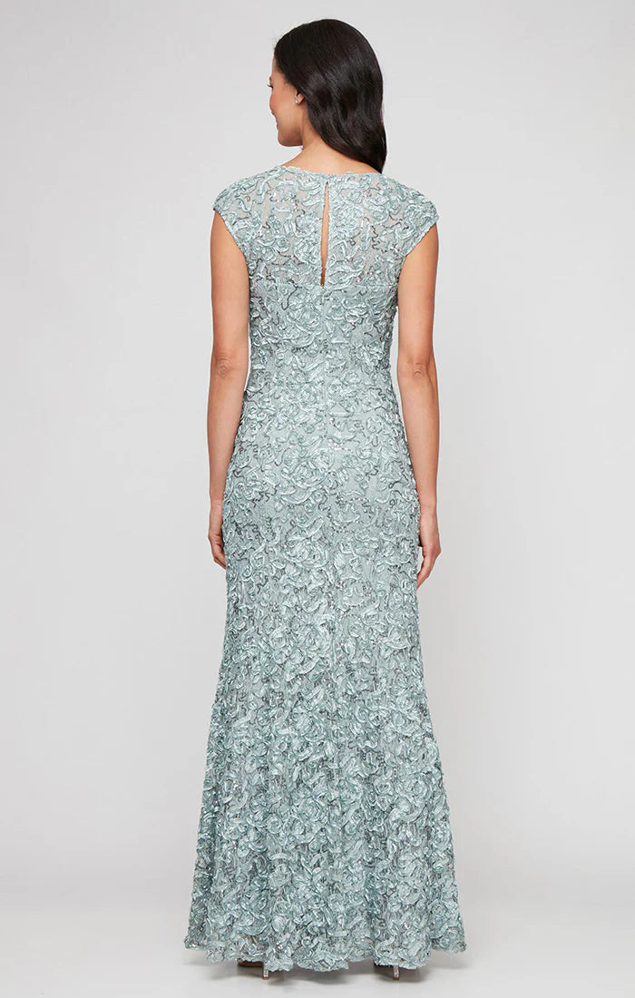 Alex Evenings 81122588 - Cap Sleeve Soutache Formal Dress