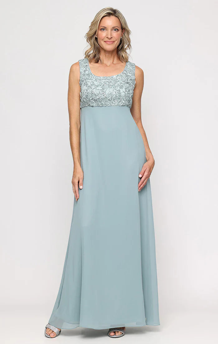 Alex Evenings 82122629 - Scoop Neckline Empire Waist Formal Dress