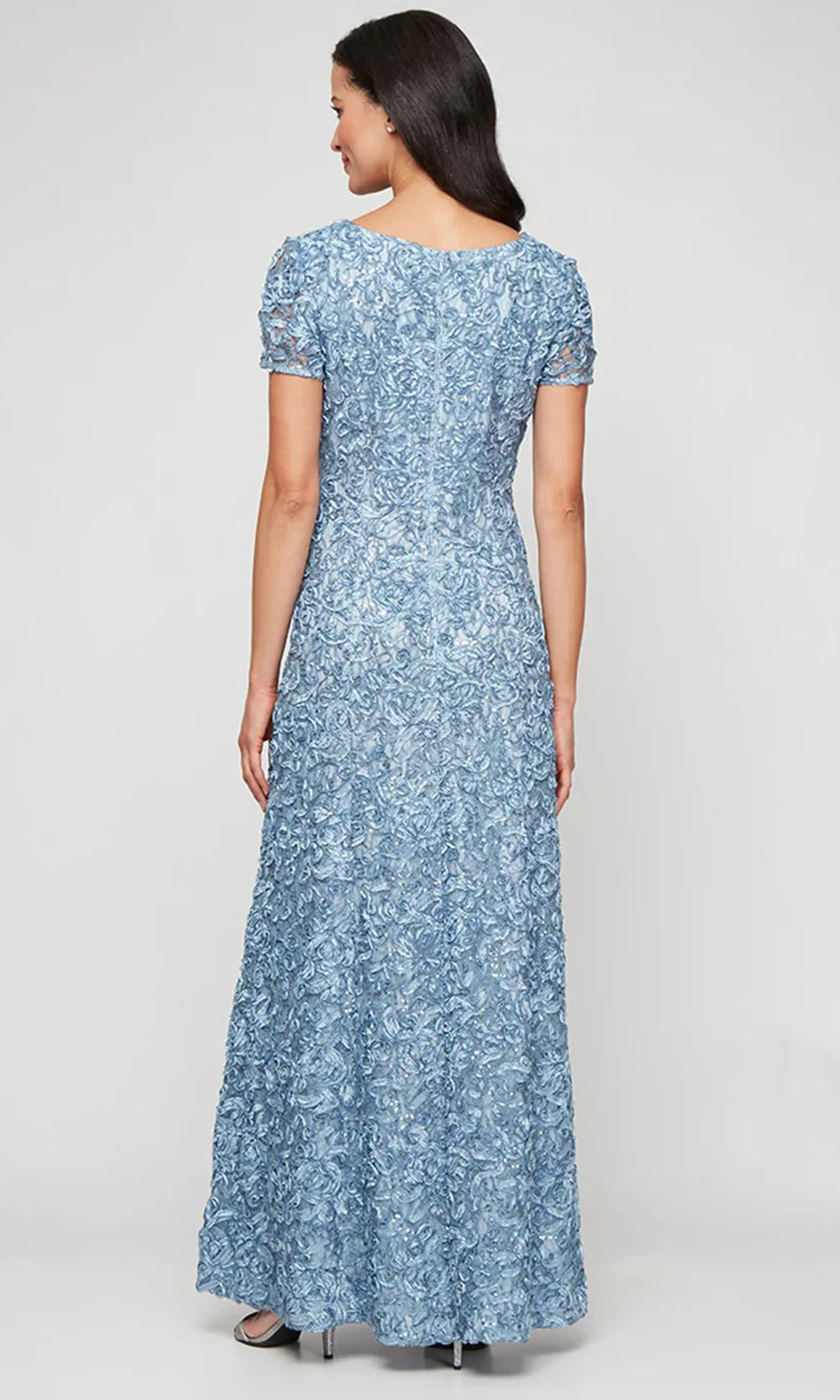 alex evenings soutache dress Women's Sequin A-Line - NAVY SIZE:EXTRA LARGE Wancir Ladies Sexy Breathable and you Lattice