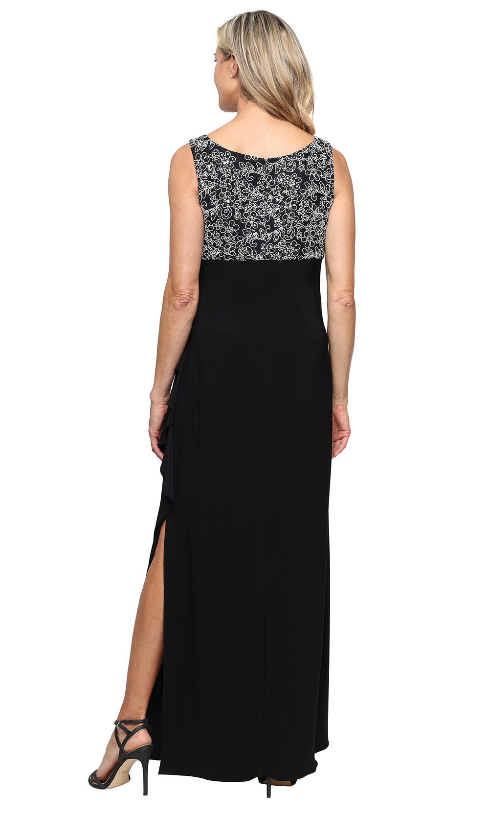 Alex Evenings 81122763 - Lace Jacket Matte Jersey Column Gown Mother of the Bride Dresses