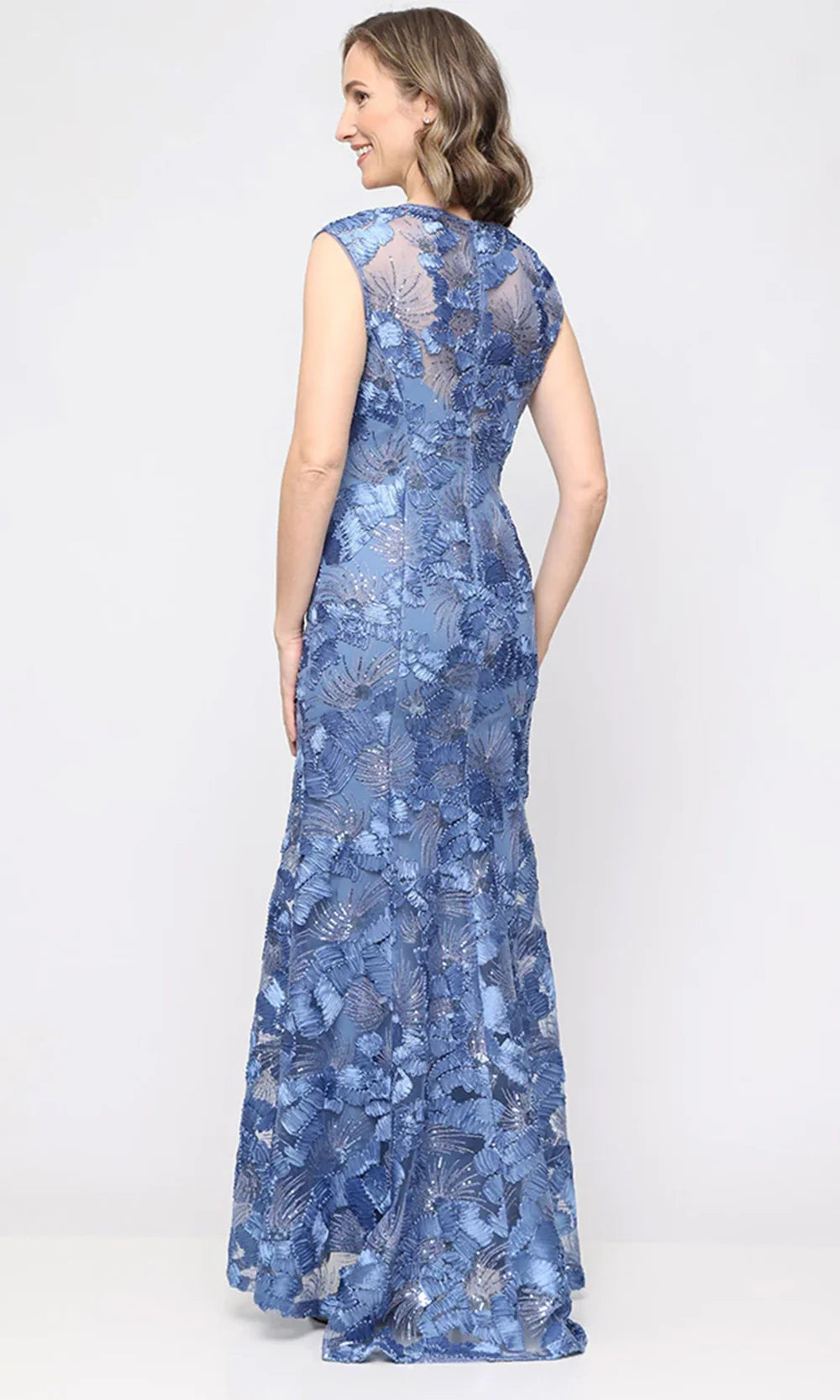 Alex Evenings 81122796 - Cap Sleeve Soutache Formal Gown Mother of the Bride Dresses