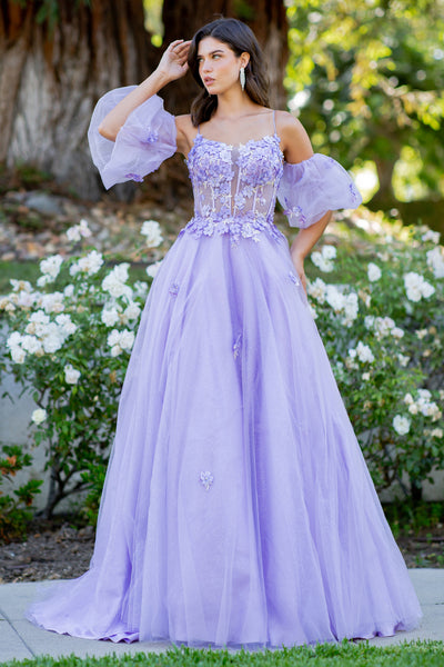 Cinderella Couture 8130J -Floral Corset Ballgown