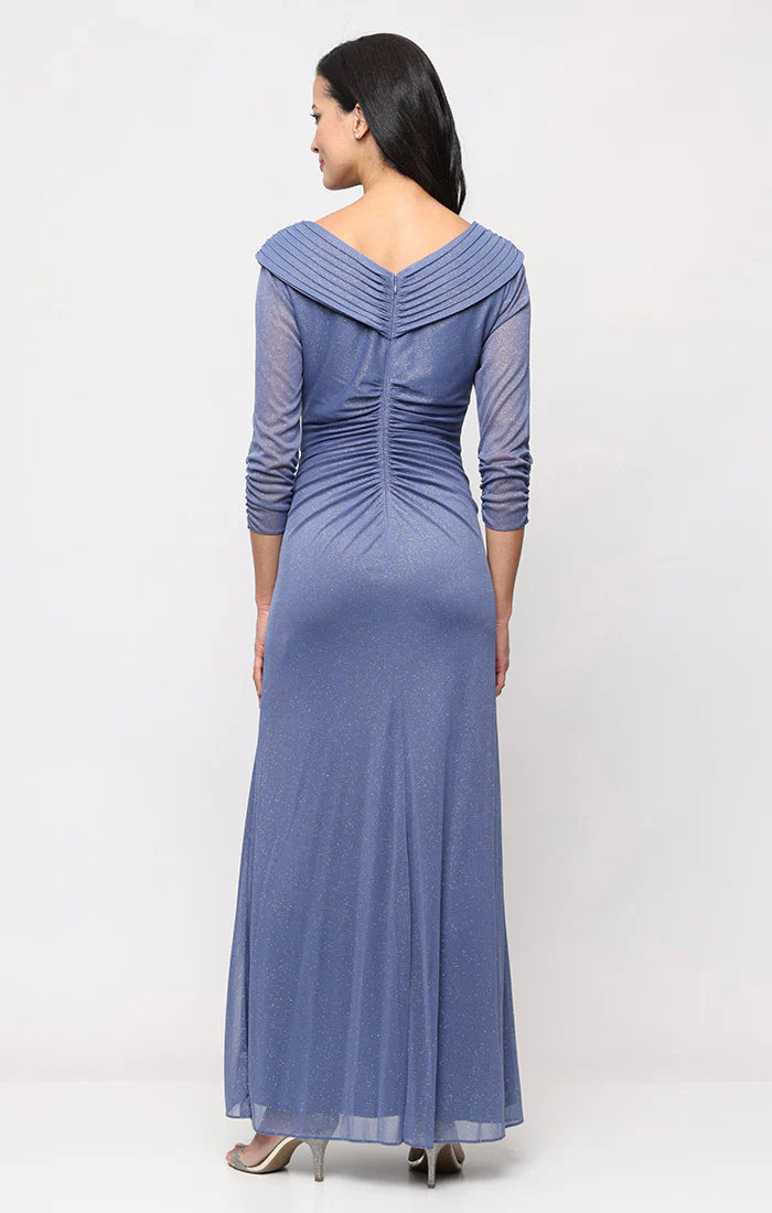 Alex Evenings 8433121 - Glitter Mesh Sheath Formal Dress