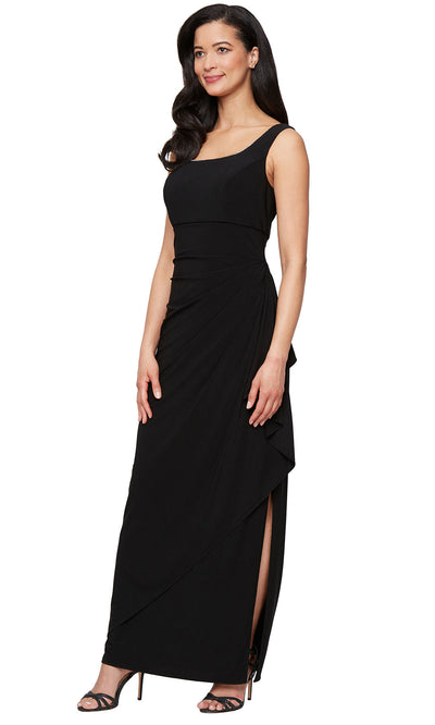 Alex Evenings 81351695 - Wide Strap Column Gown with Open Jacket Formal Gowns