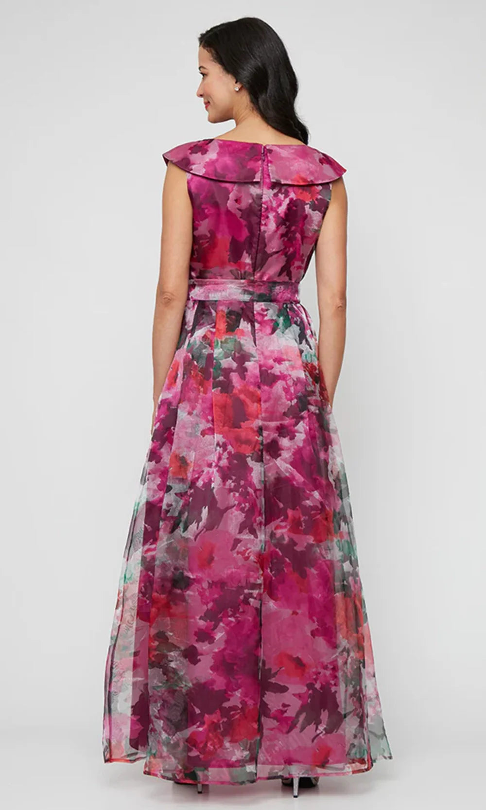 Alex Evenings 8140319 - Sleeveless Floral Evening Gown Mother Of The Bride Dresses in Pink 