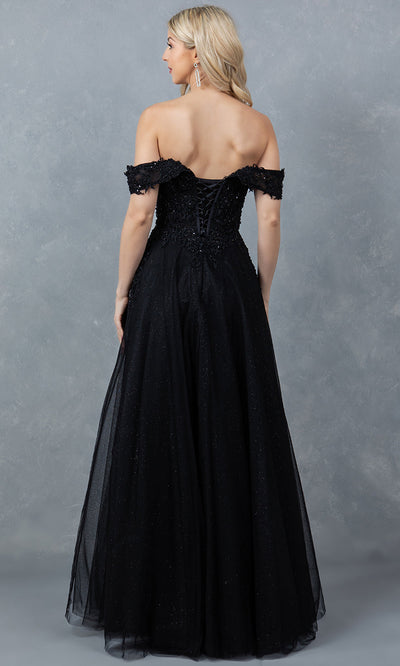 Cinderella Couture 8152J - Embellished Off Shoulder Sparkle Gown Cinderella Couture 8152J - Embellished Off Shoulder Sparkle Gown