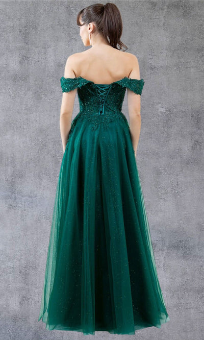 Cinderella Couture 8152J - Embellished Off Shoulder Sparkle Gown Cinderella Couture 8152J - Embellished Off Shoulder Sparkle Gown