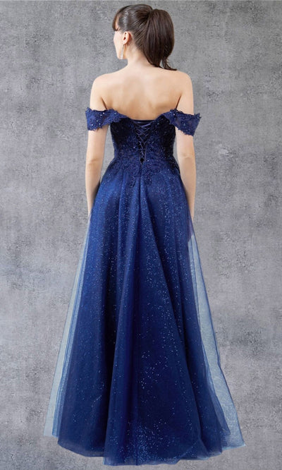 Cinderella Couture 8152J - Embellished Off Shoulder Sparkle Gown Cinderella Couture 8152J - Embellished Off Shoulder Sparkle Gown