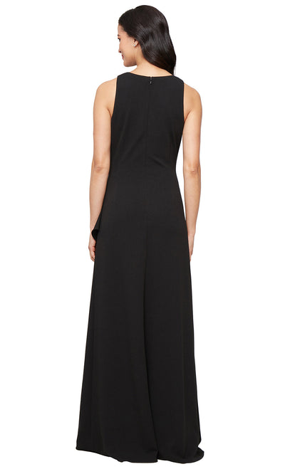 Alex Evenings 8160479 - Ruffle Slit Jewel Neckline Formal Gown Formal Gowns