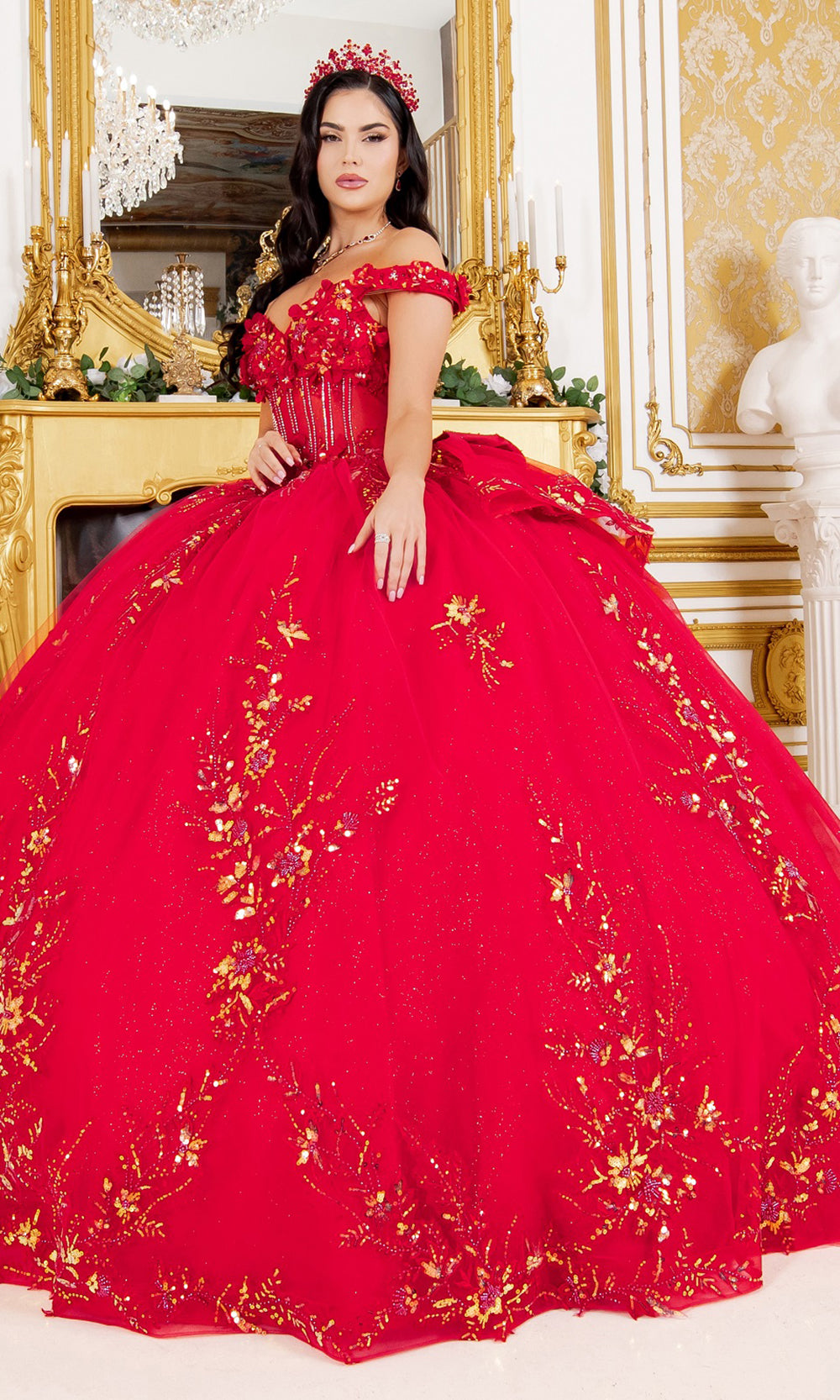 Cinderella Couture 8160J - Illusion Corset Beaded Lace Ballgown Cinderella Couture 8160J - Illusion Corset Beaded Lace Ballgown