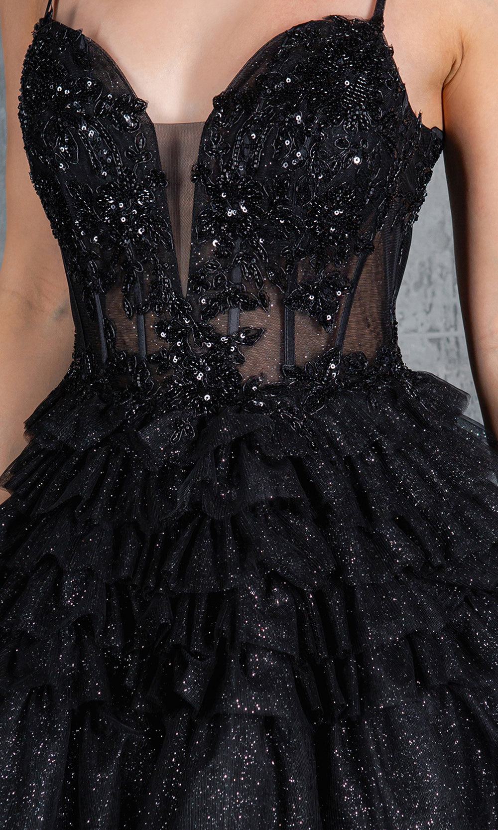 Cinderella Couture 8163J - Sweetheart Ruffled Tulle Evening Gown Cinderella Couture 8163J - Sweetheart Ruffled Tulle Evening Gown