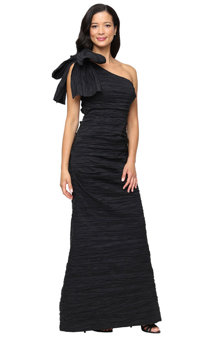 Alex Evenings 8166690 - Ruched Bodice Asymmetric Long Gown Formal Gowns