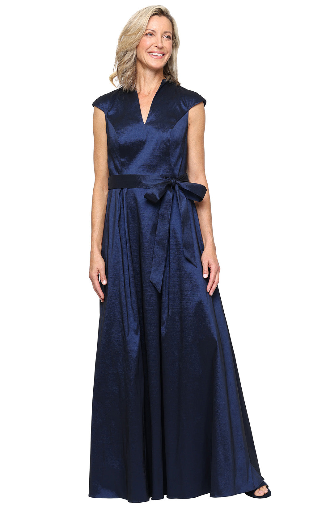 Alex Evenings 8166744 - Elegant Pleated Mother’s Evening Dress Mother Of The Bride Dresses in Blue 