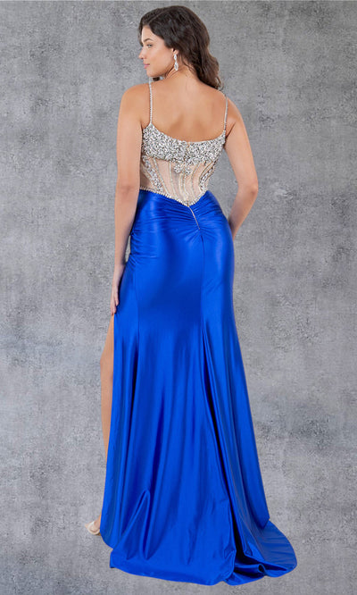 Cinderella Couture 8171J - Spaghetti Strap Basque Waist Gown Cinderella Couture 8171J - Spaghetti Strap Basque Waist Gown