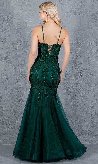 Cinderella Couture 8175J - Spaghetti Strap Mermaid Evening Gown Cinderella Couture 8175J - Spaghetti Strap Mermaid Evening Gown