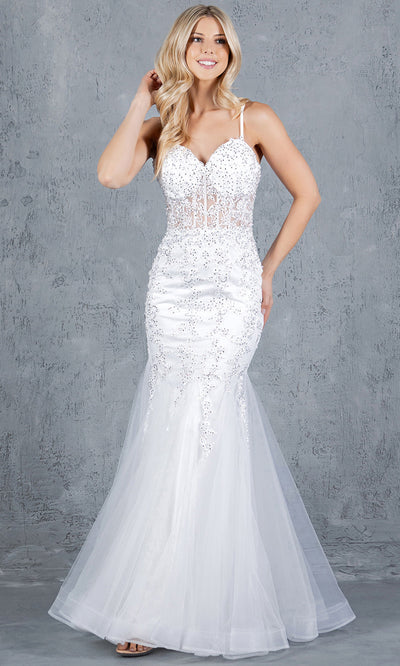 Cinderella Couture 8175J - Spaghetti Strap Mermaid Evening Gown Cinderella Couture 8175J - Spaghetti Strap Mermaid Evening Gown