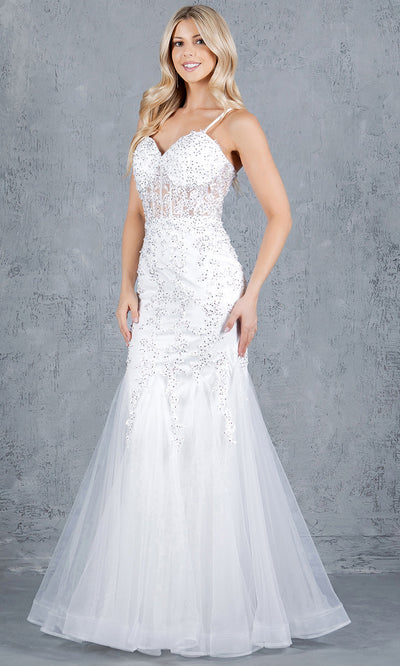 Cinderella Couture 8175J - Spaghetti Strap Mermaid Evening Gown Cinderella Couture 8175J - Spaghetti Strap Mermaid Evening Gown