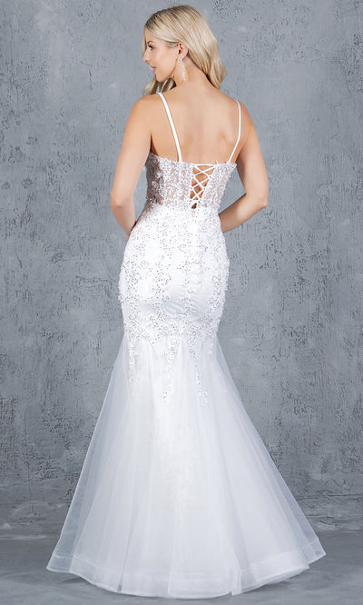 Cinderella Couture 8175J - Spaghetti Strap Mermaid Evening Gown Cinderella Couture 8175J - Spaghetti Strap Mermaid Evening Gown