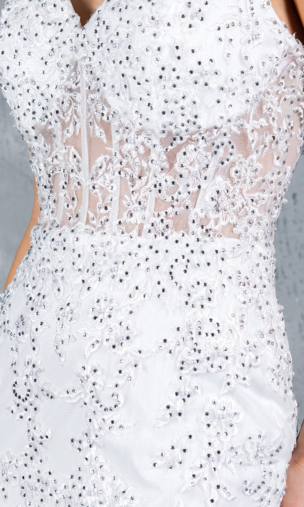 Cinderella Couture 8175J - Spaghetti Strap Mermaid Evening Gown Cinderella Couture 8175J - Spaghetti Strap Mermaid Evening Gown