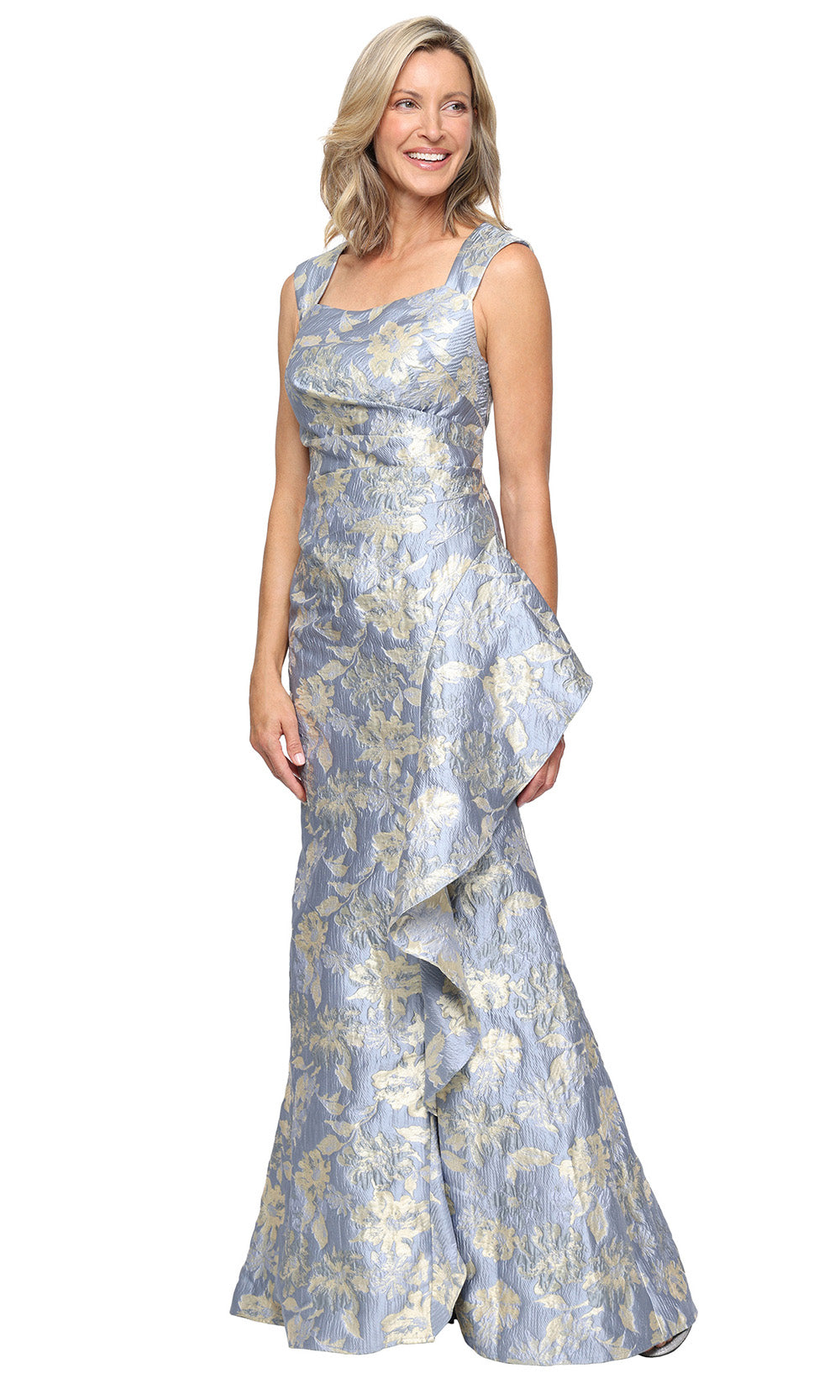 alex evenings gowns & formal dresses on sale Alex Evenings Long Embroidered A-Line Dress Women's Dress Eggplant : 12