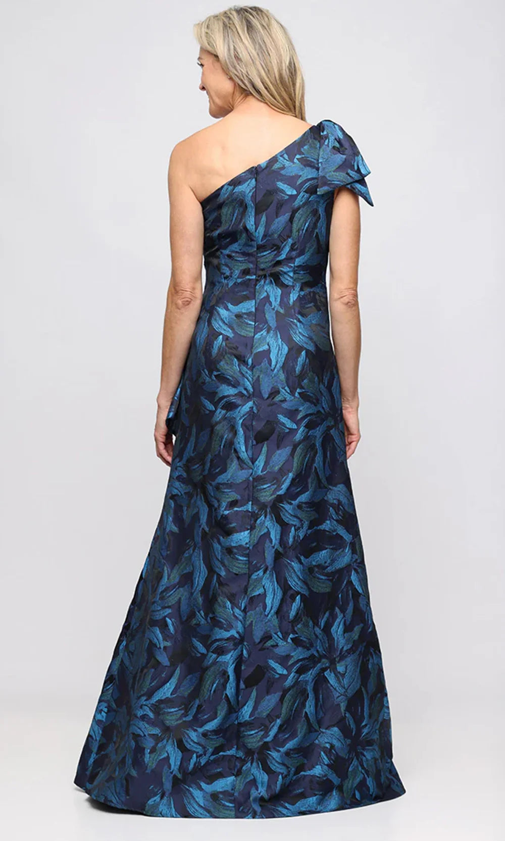 Alex Evenings 8181308 - Bow Shoulder Mermaid Jacquard Gown Prom Dresses