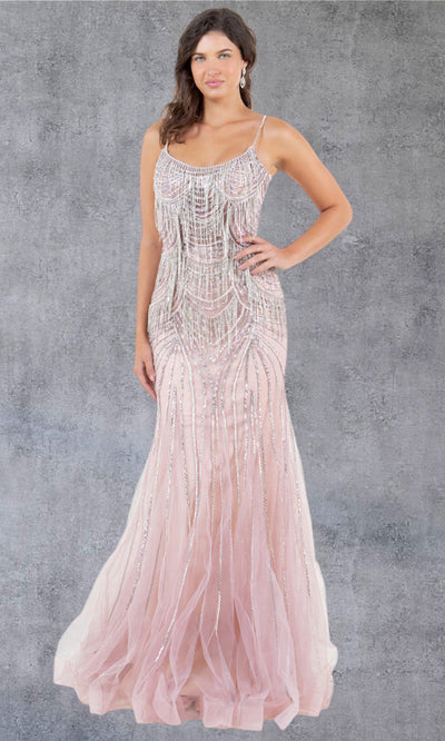Cinderella Couture 8192J - Lace-Up Back Beaded Ornate Gown Cinderella Couture 8192J - Lace-Up Back Beaded Ornate Gown