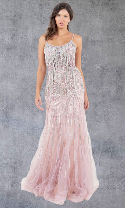 Cinderella Couture 8192J - Lace-Up Back Beaded Ornate Gown Cinderella Couture 8192J - Lace-Up Back Beaded Ornate Gown