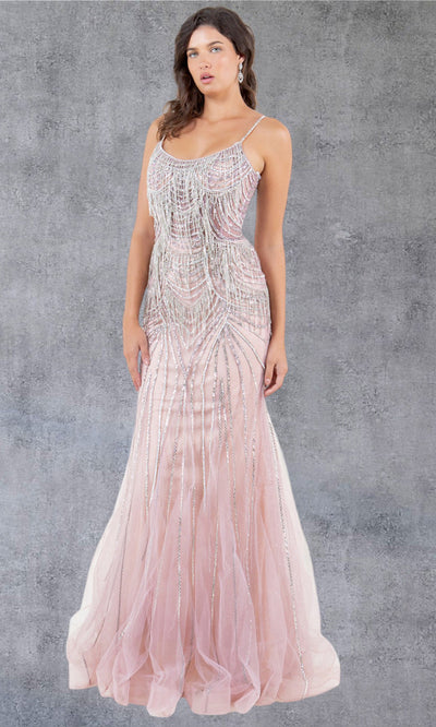 Cinderella Couture 8192J - Lace-Up Back Beaded Ornate Gown Cinderella Couture 8192J - Lace-Up Back Beaded Ornate Gown