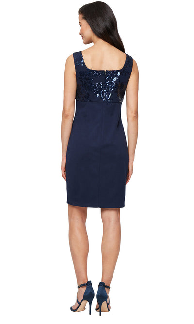 Alex Evenings 81961003 - Sequined Bodice Knee-Length Formal Dress Cocktail Dresses