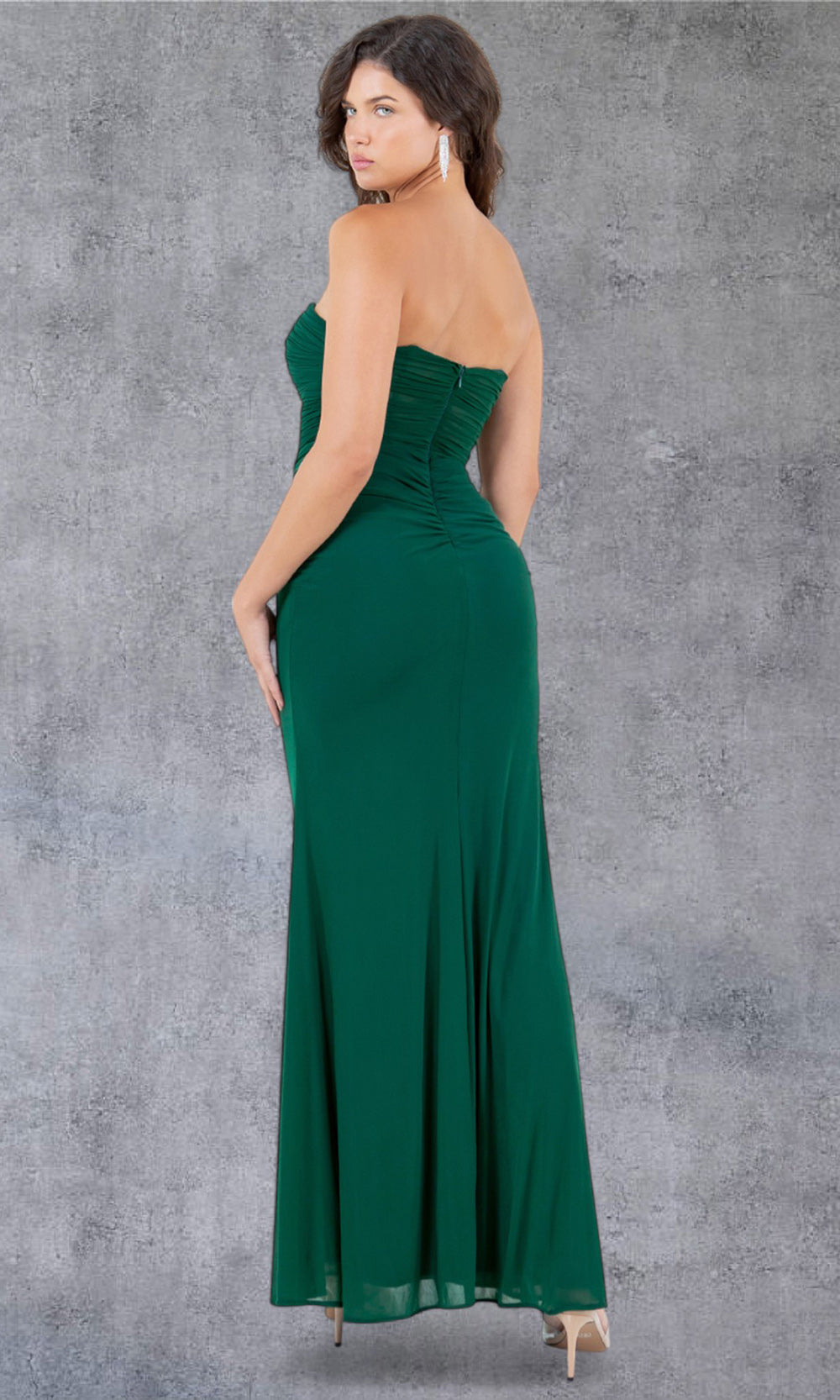 Cinderella Couture 8242J - Long Fitted Ruched Sweetheart Gown Cinderella Couture 8242J - Long Fitted Ruched Sweetheart Gown